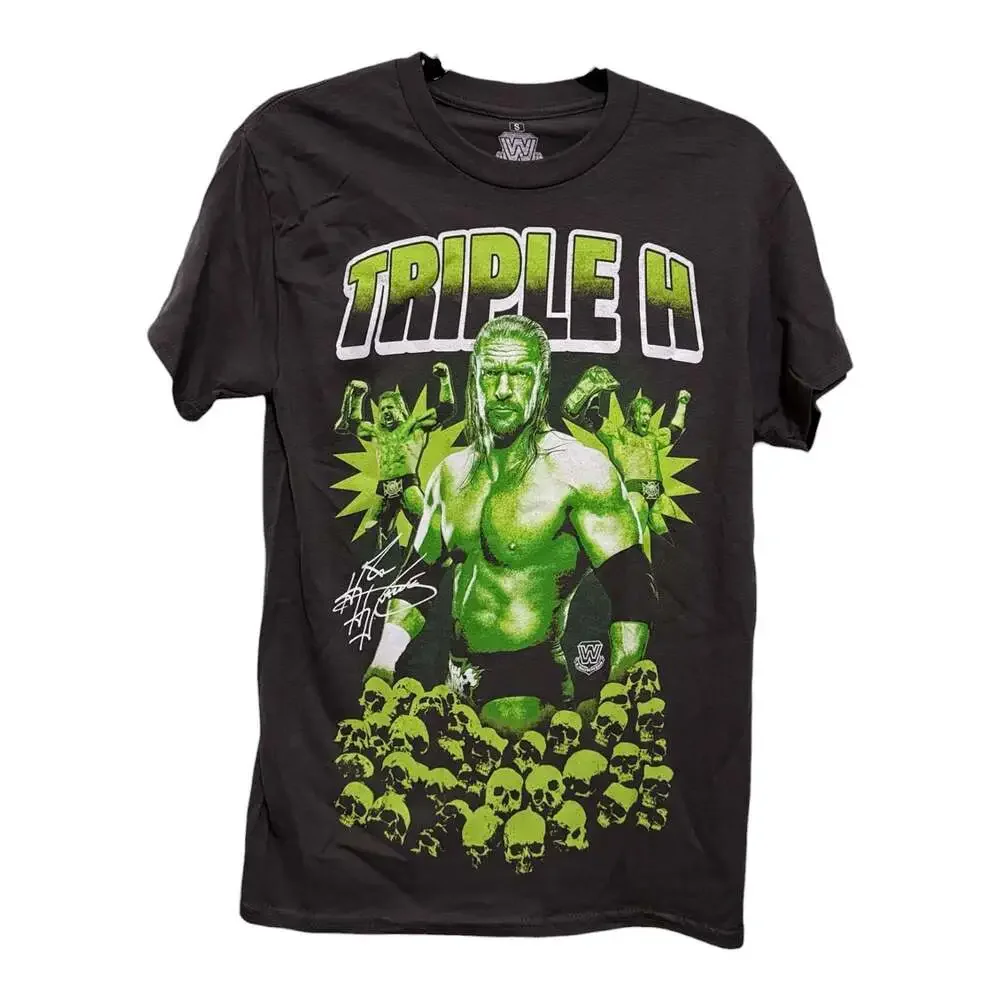 Size Small WWE Legends ‘Triple H The Game’ Gray Graphic T-Shirt - Picture 2 of 3